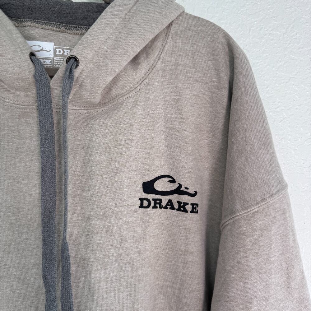 Drake Waterfowl Hoodie Men 2XL What The Duck Graphic Soft Sweater Hunter XXL NEW - Picture 5 of 9